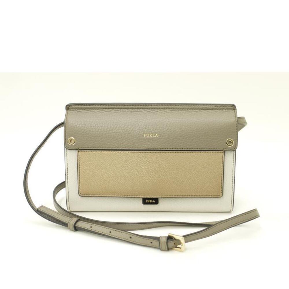 Furla three tone crossbody bag multicolor